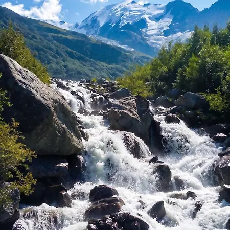 Chaleureux A Saint-gervais-les-bains, 23m², Vue Montagne 公寓 圣热尔韦莱班